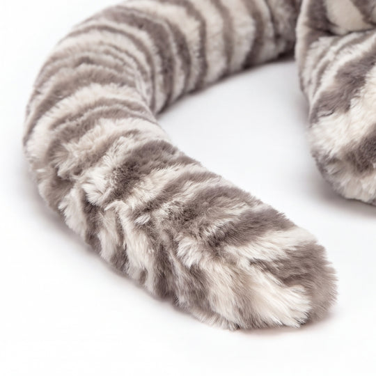 SnowStripe – Grote Witte Tijger Knuffel van Zacht Pluche