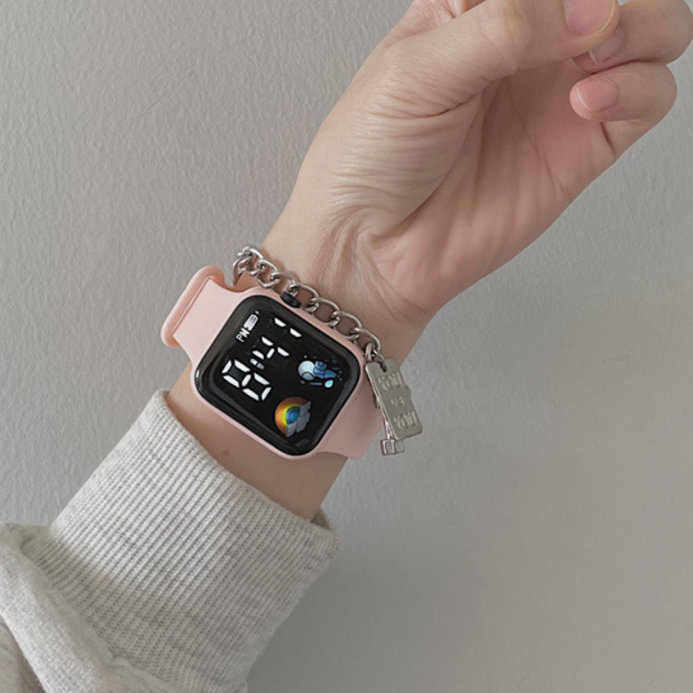 AstroGlow – Astronaut LED Horloge met Siliconen Band