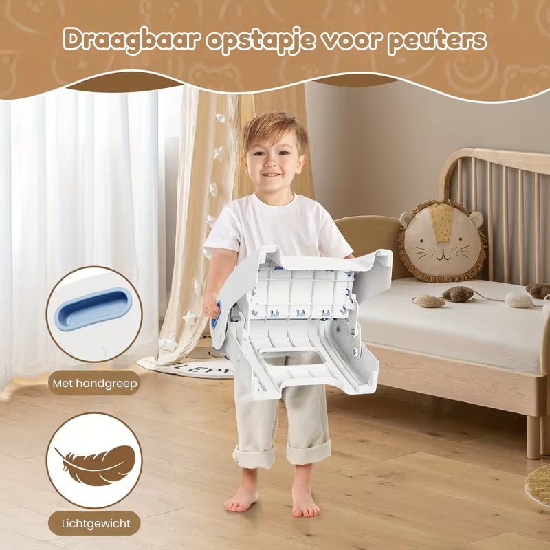 BearStep™ – Opvouwbaar 2-Staps Peuterkrukje