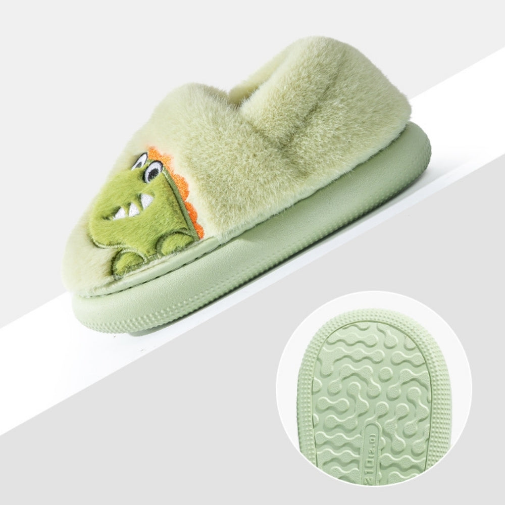 CozyDino – Gevoerde Kinderhuisschoenen