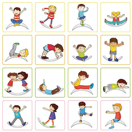 WobbleFun™ – Multifunctioneel Evenwicht & Speel Board voor Kinderen