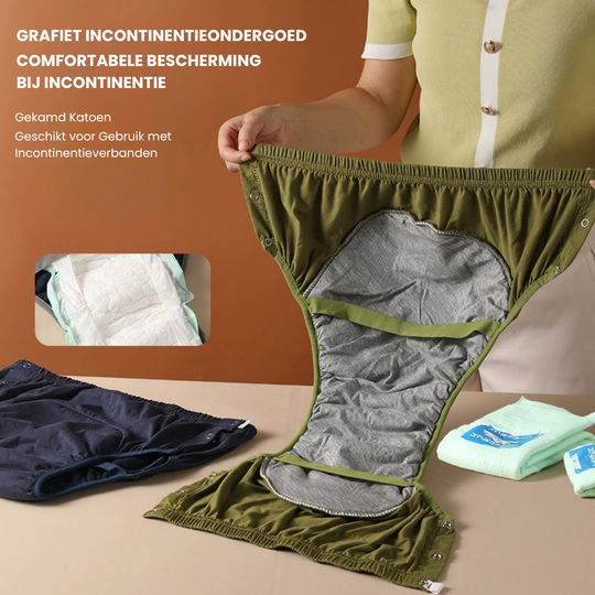 CareComfort – Herbruikbare Incontinentie Onderbroek voor Volwassenen