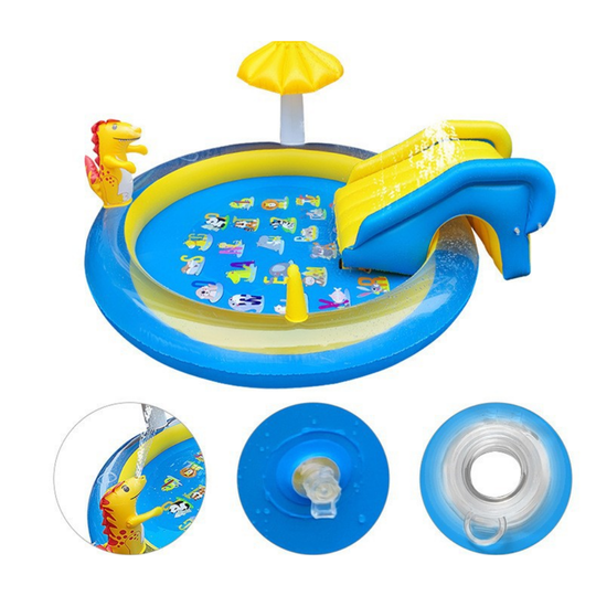 DinoSplash – Opblaasbaar Speelzwembad voor Kinderen