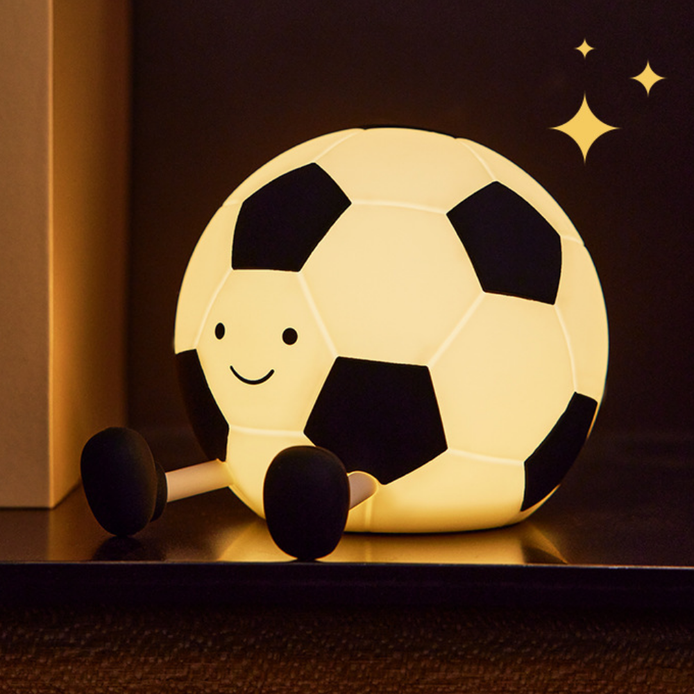 SoccerGlow – Siliconen Voetbal Nachtlamp met Touchbediening