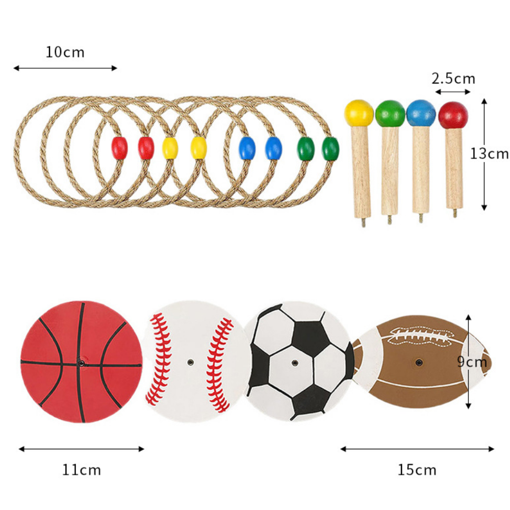 SportRing – Houten Ringwerpspel voor Kinderen
