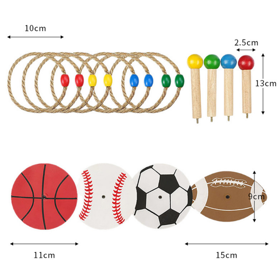 SportRing – Houten Ringwerpspel voor Kinderen