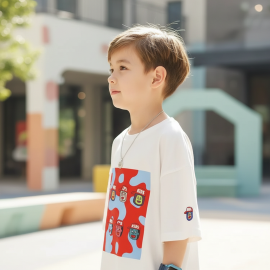 Dapper kinder T-shirt vooraanzicht - Milo & Moon