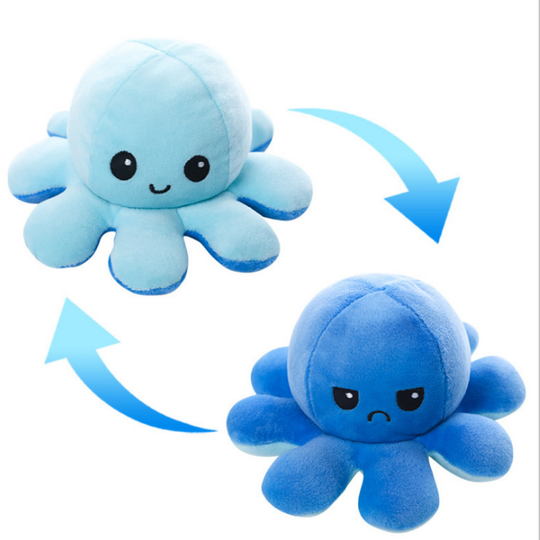 MoodFlip – Omkeerbare Octopus Knuffel