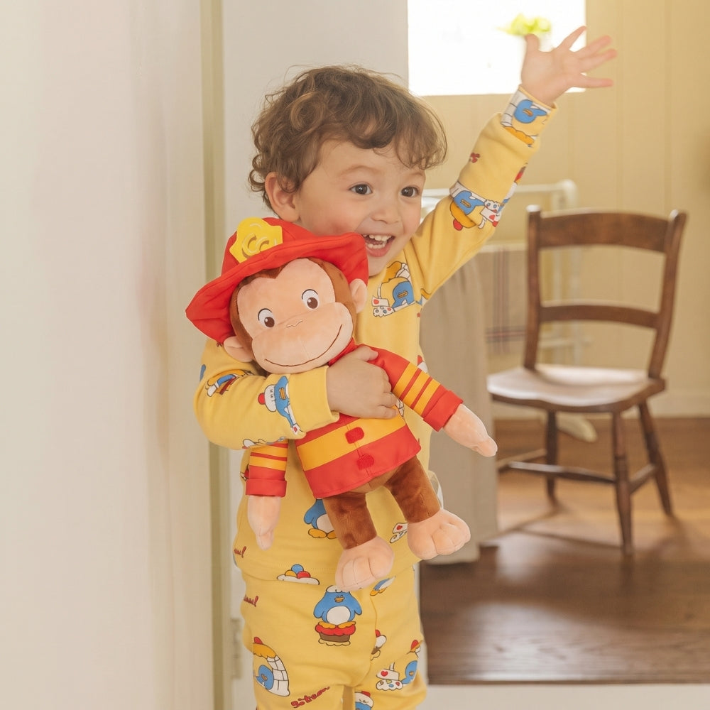 <font dir="auto" style="vertical-align: inherit;"><font dir="auto" style="vertical-align: inherit;">Livre d'images en peluche de George le singe curieux - Jouet en peluche confortable pour enfants</font></font>