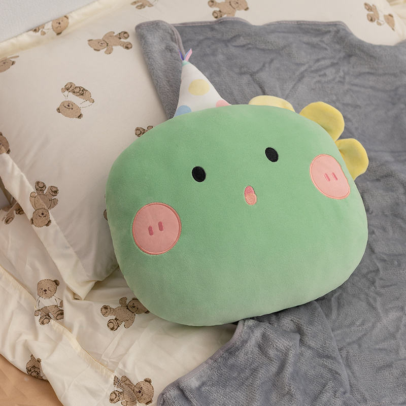 PartyPals™ – Cartoon Dieren Knuffelkussens met Feesthoed