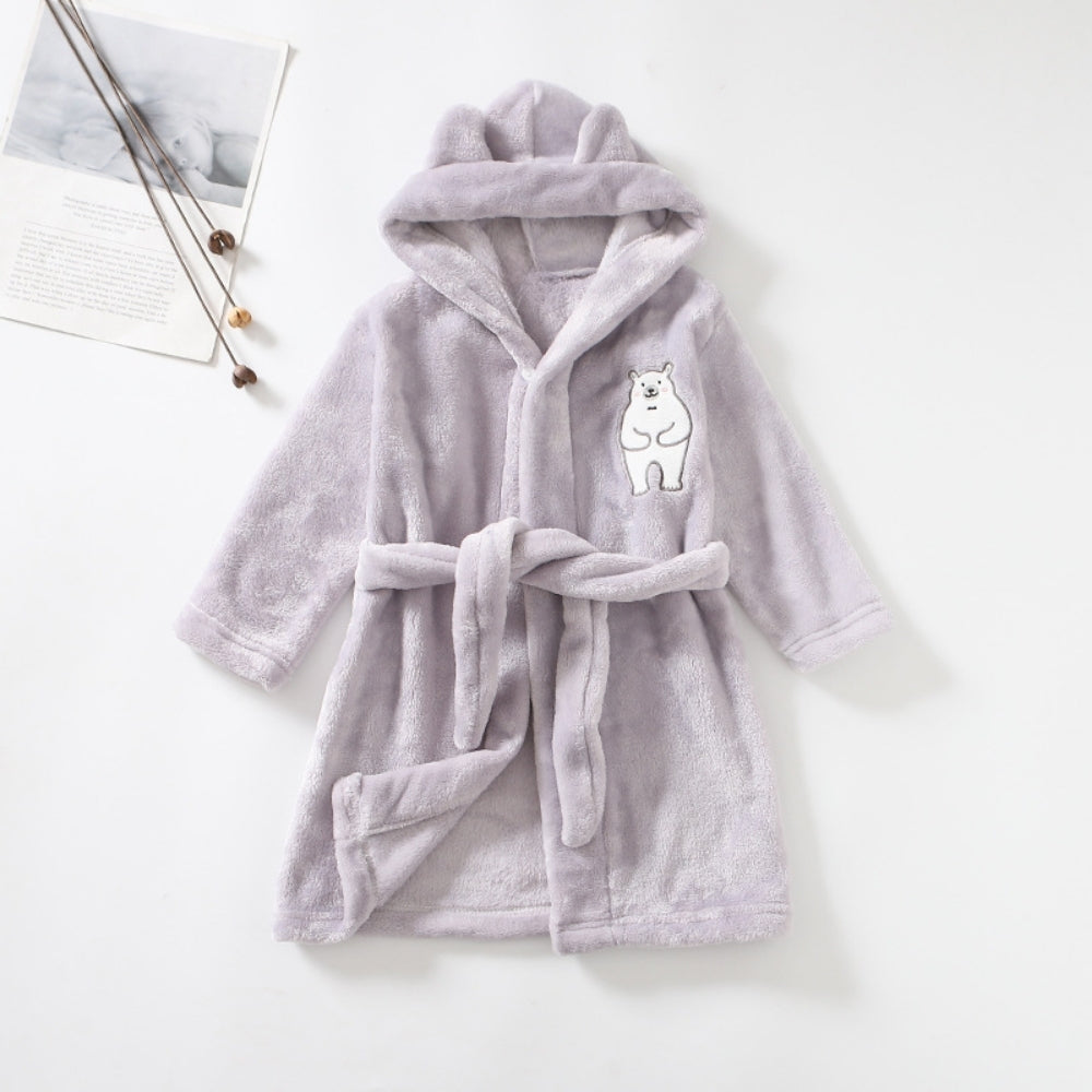 CozyNest – Warme Kinderbadjas met Capuchon