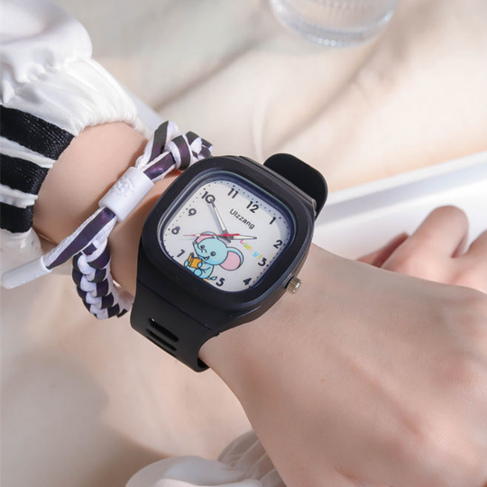 EleTime – Olifant Kinderhorloge met Siliconen Band