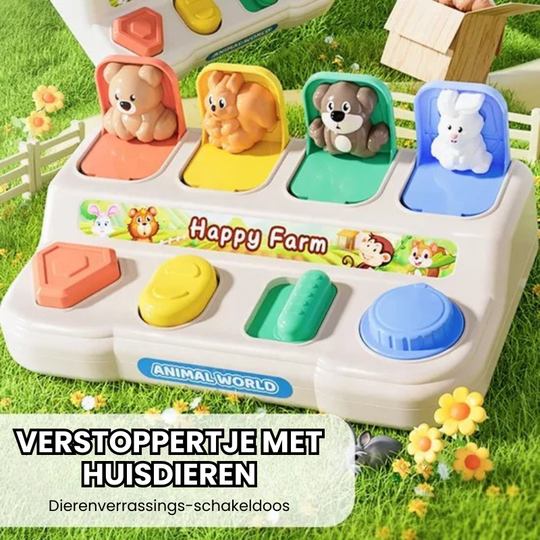 EduPlay – Pop-up Dieren & Kikker Balansspel