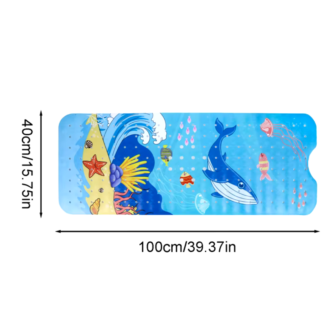 Antislip Zeemeermin Badmat voor Kinderen – MermaidSplash™
