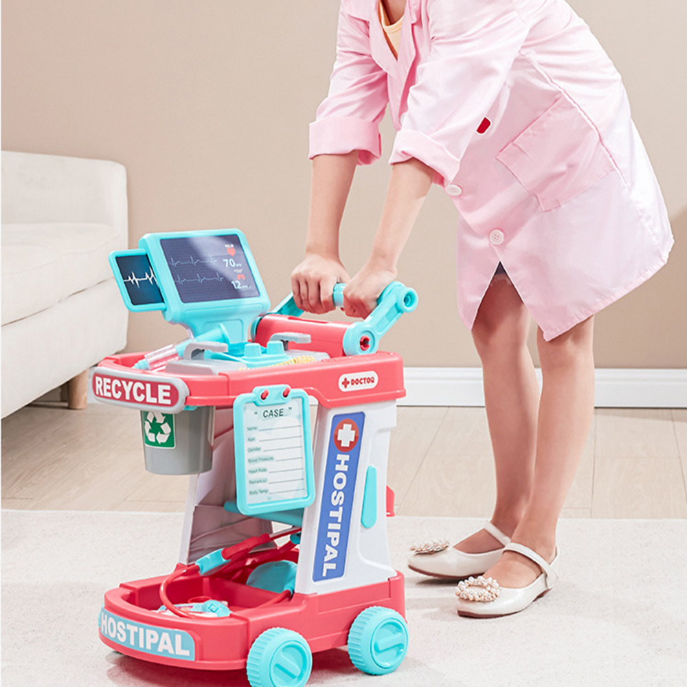 DoctorTrolley – Doktersset met Opbergkoffer en Trolley