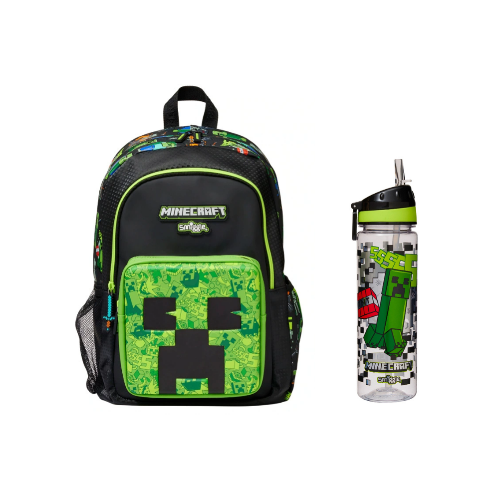 BlockQuest – Grote Schoolrugzak met Accessoires