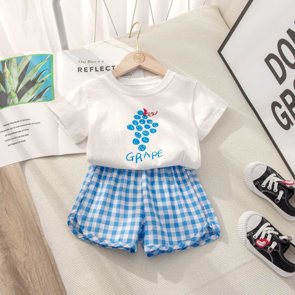 FruitBloom – Meisjes Zomerset met Fruitprint
