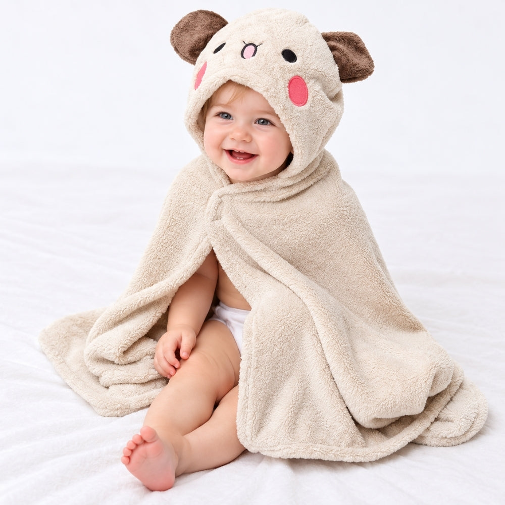 CloudCape – Zachte Badcape voor Baby en Peuter