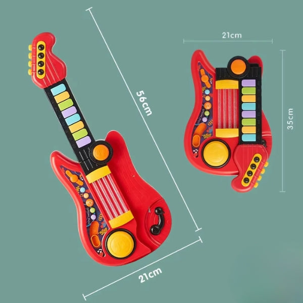 MiloTunes™ – Interactieve Gitaar & Piano – Muzikaal Speelplezier voor Peuters
