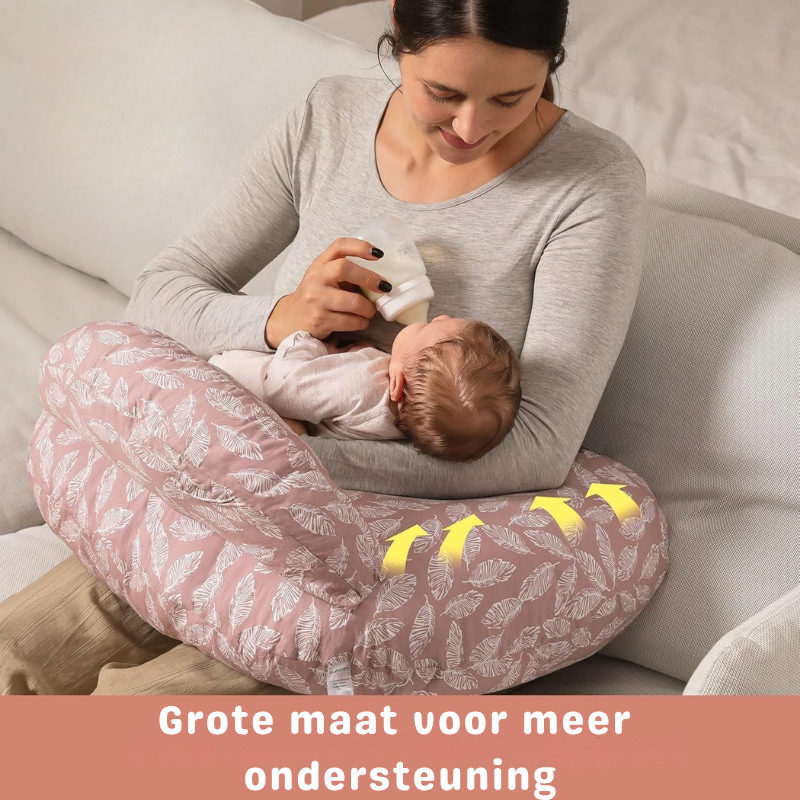CuddleNest™ – Verstelbaar Voedingskussen met Comfortabele Ondersteuning