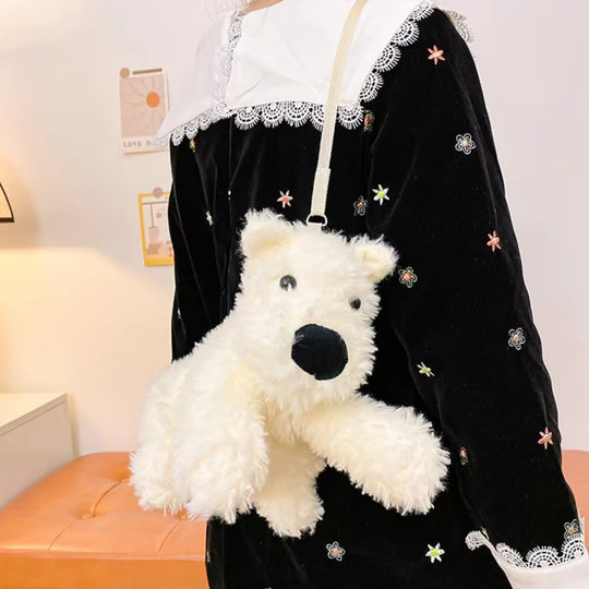 PetPurse – Pluche Dieren Schoudertasje: Puppy, Schaap & Schildpad