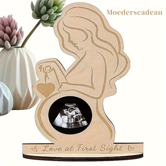 HeartPrint™ – Houten Baby Echo Fotolijst