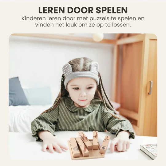 AnimalStack – Houten Dieren Blokken Puzzel