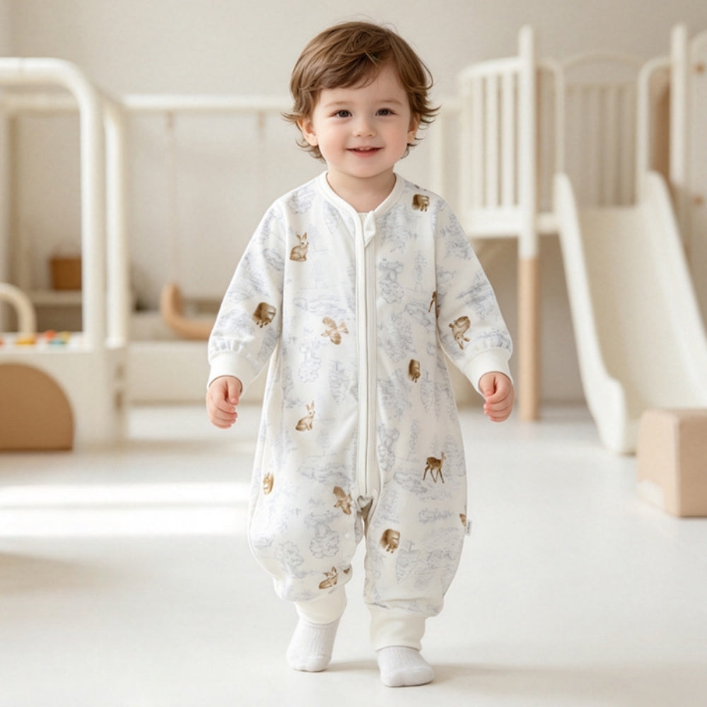 SleepWalk – Katoenen Babyslaapzak met Beentjes