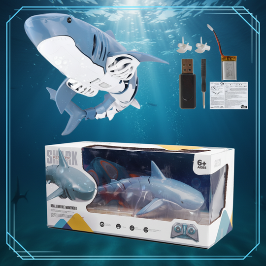 FinDrive bestuurbare RC haai - Milo & Moon