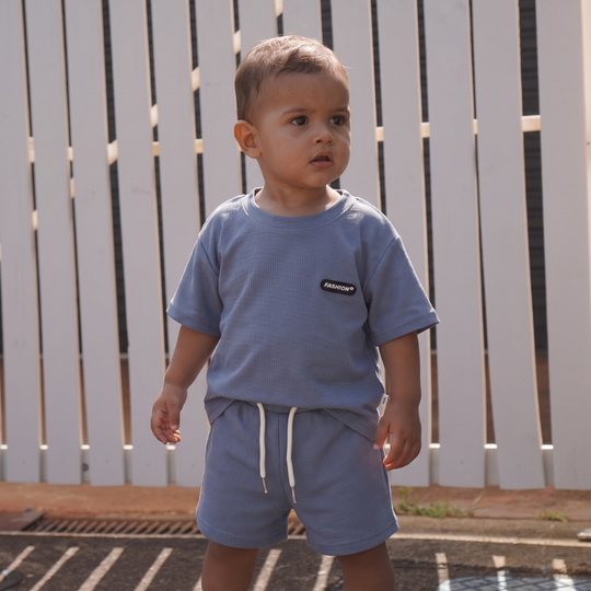 WaffleWear – Jongens Wafelstof Zomerset