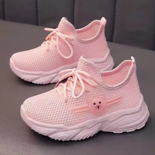 BearAir – Kinder Mesh Sneakers met Cartoon Design