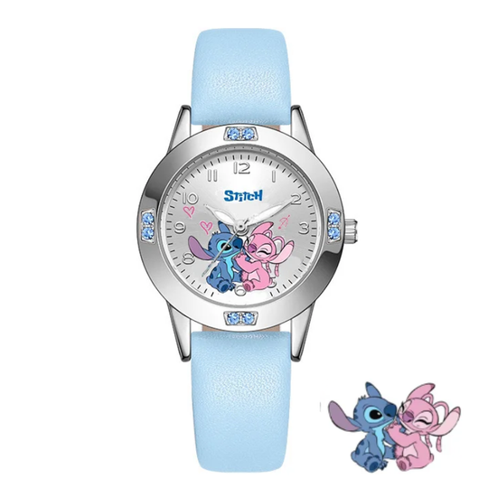 StitchTime™ – Stitch & Mickey Minnie Quartz Horloge