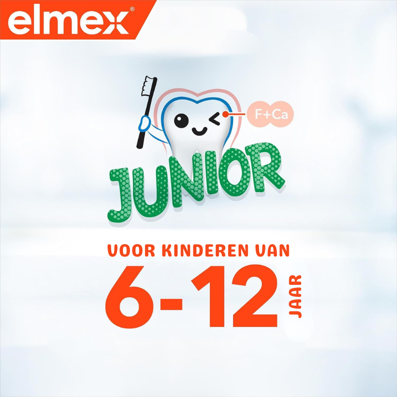 Elmex Børnetandpasta 2-6 år, 6-12 år