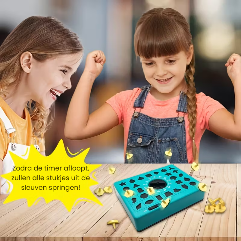 ShapeRush™ – Timing Puzzelspel voor Kinderen – Concentratie & Matching Game