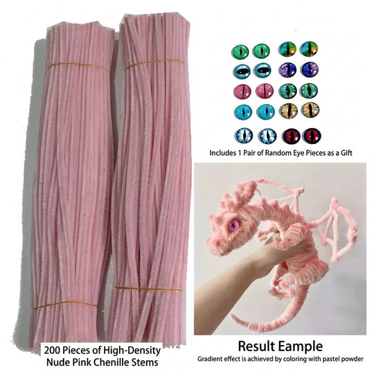 <font dir="auto" style="vertical-align: inherit;"><font dir="auto" style="vertical-align=" inherit>Kit de matériel pour poupée dinosaure en cure-pipe torsadé, matériaux de bricolage, bandes de peluche, cure-pipes créatifs en gros</font></font>
