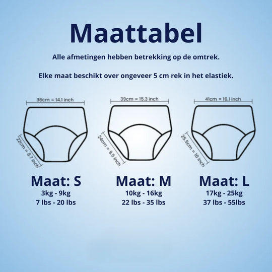 PottyPals – Herbruikbare Lekvrije Trainingsbroekjes voor Peuters