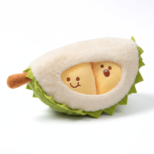 DurianCuddle – Durian Fruit Knuffel met Open Design