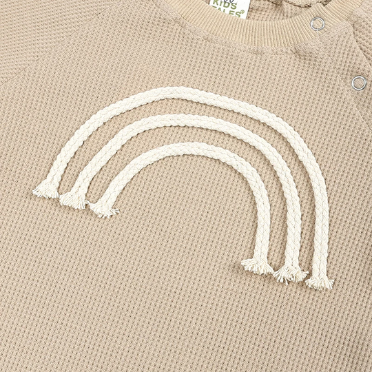 LullaRomp regenboog baby outfit - Milo & Moon