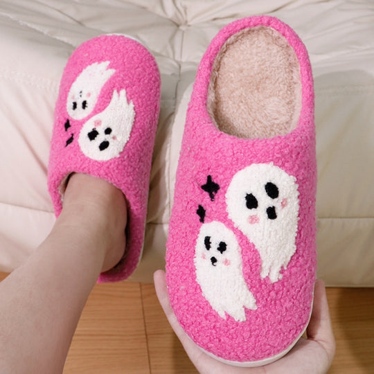 GhostStep – Warme Pantoffels met Spookdesign