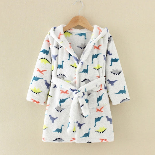BadMaatje – Kinderbadjas met Capuchon en Speelse Prints