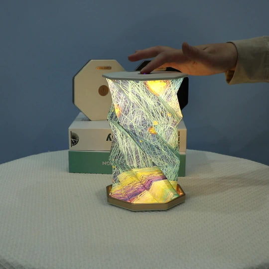 GlowFold™ – Vouwbaar Roterend LED Nachtlampje – USB Oplaadbaar