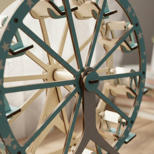FerrisWheel – 3D Houten Bouwpuzzel Reuzenrad