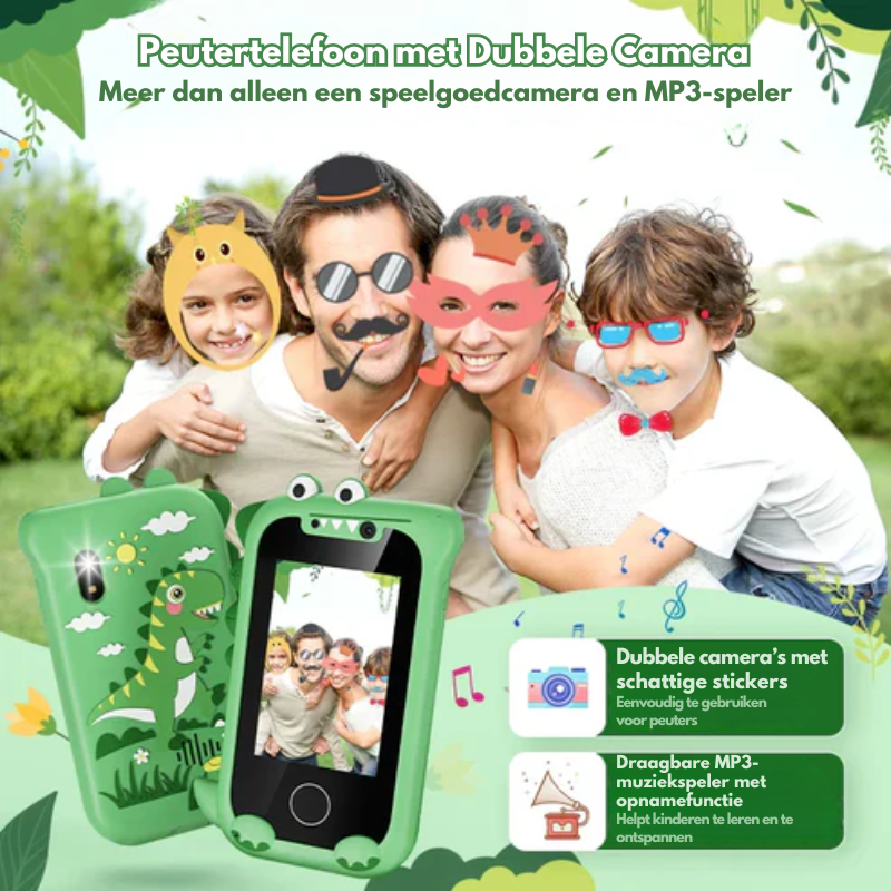 PlayTalk™ – Interactieve Kindertelefoon met Camera & Muziek