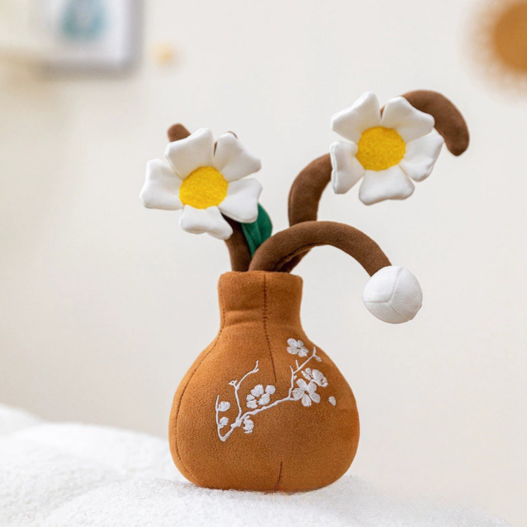 BloomFriends – Pluche Bloemen in Decoratieve Pot