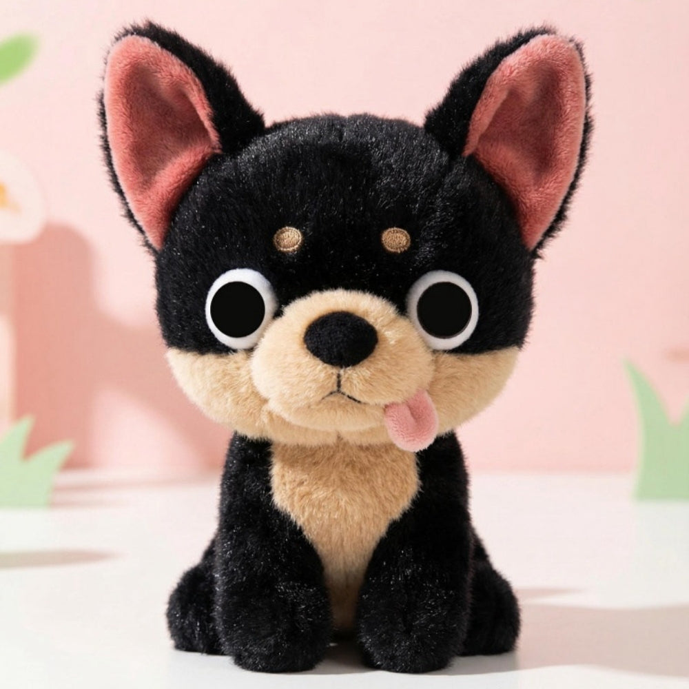 <font dir="auto" style="vertical-align: inherit;"><font dir="auto" style="vertical-align: inherit;">Poupée en peluche créative Chihuahua drôle et méchante, figurine de chiot pour bureau, cadeau d'anniversaire pour enfants</font></font>