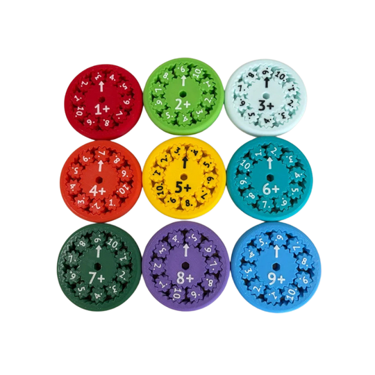 Milo & Moon - Wiskunde Fidgetspinners - Maak leren leuk!