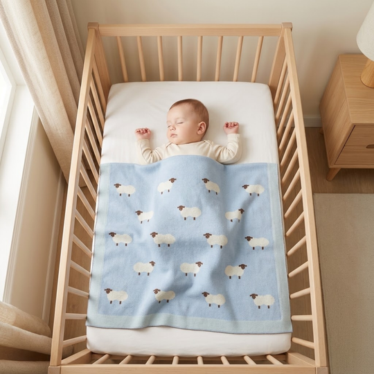 TenderWrap – Zachte Katoenen Babydeken – Comfort voor Elk Seizoen