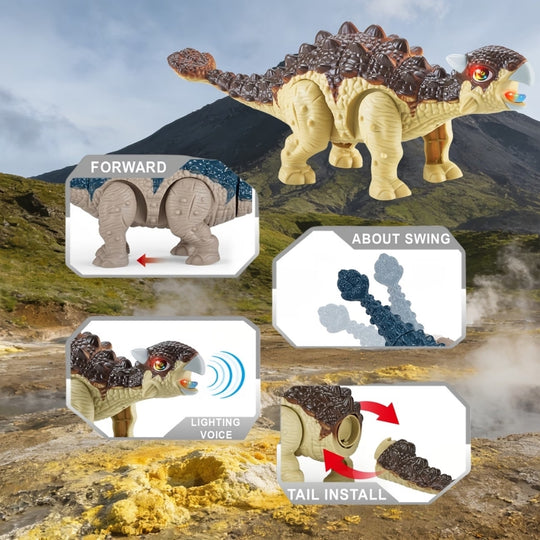 DinoPantser – Elektrische Speelgoeddinosaurus met Licht en Geluid