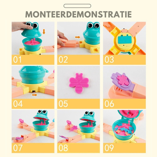 FrogCatch™ – Katapultspel met Draaiende Kikkerkop