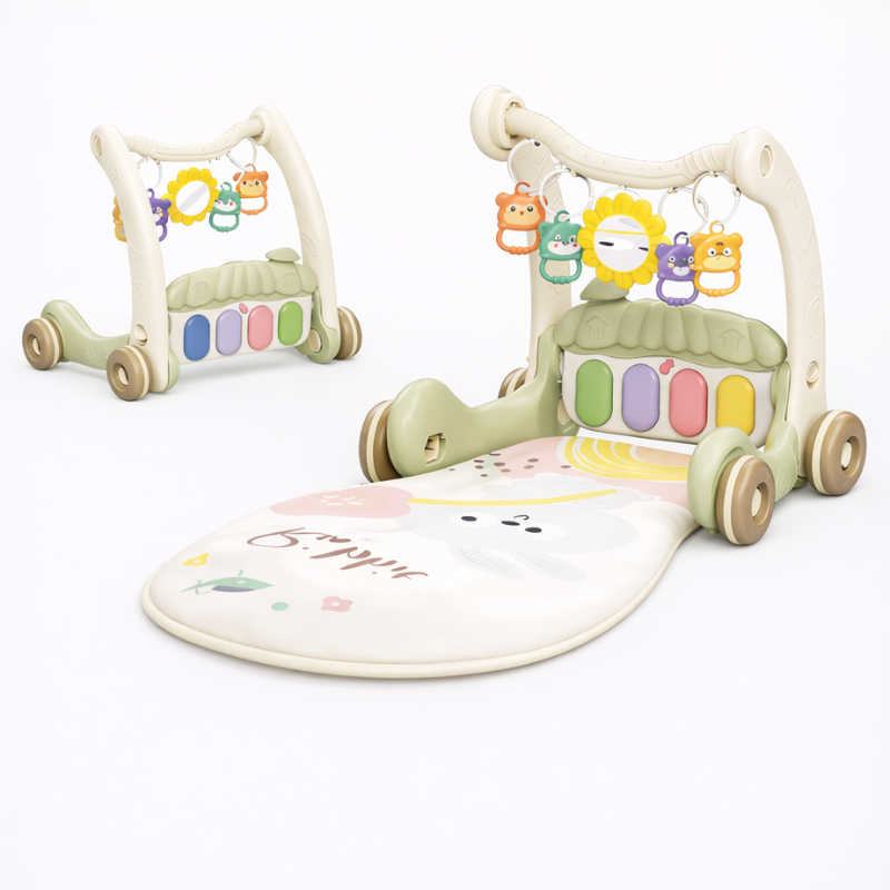 WalkyPlay – 3-in-1 Baby Walker en Speelmat